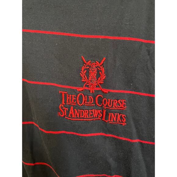 St Andrews Links Tartan Collection Large Mens Polo Made in Italy All Cotton - Picture 3 of 11